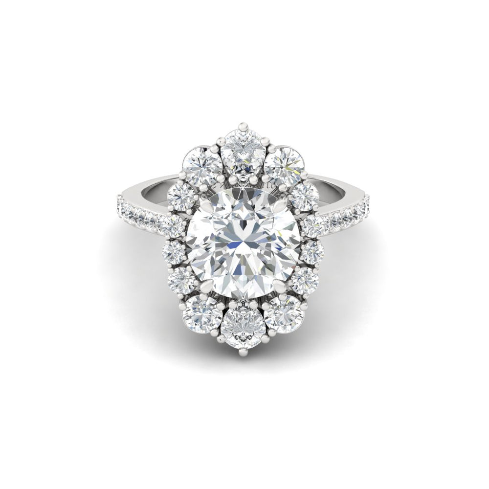 Buy Diva Solitaire Diamond Silver Ring for Women Online Zevar Amaze