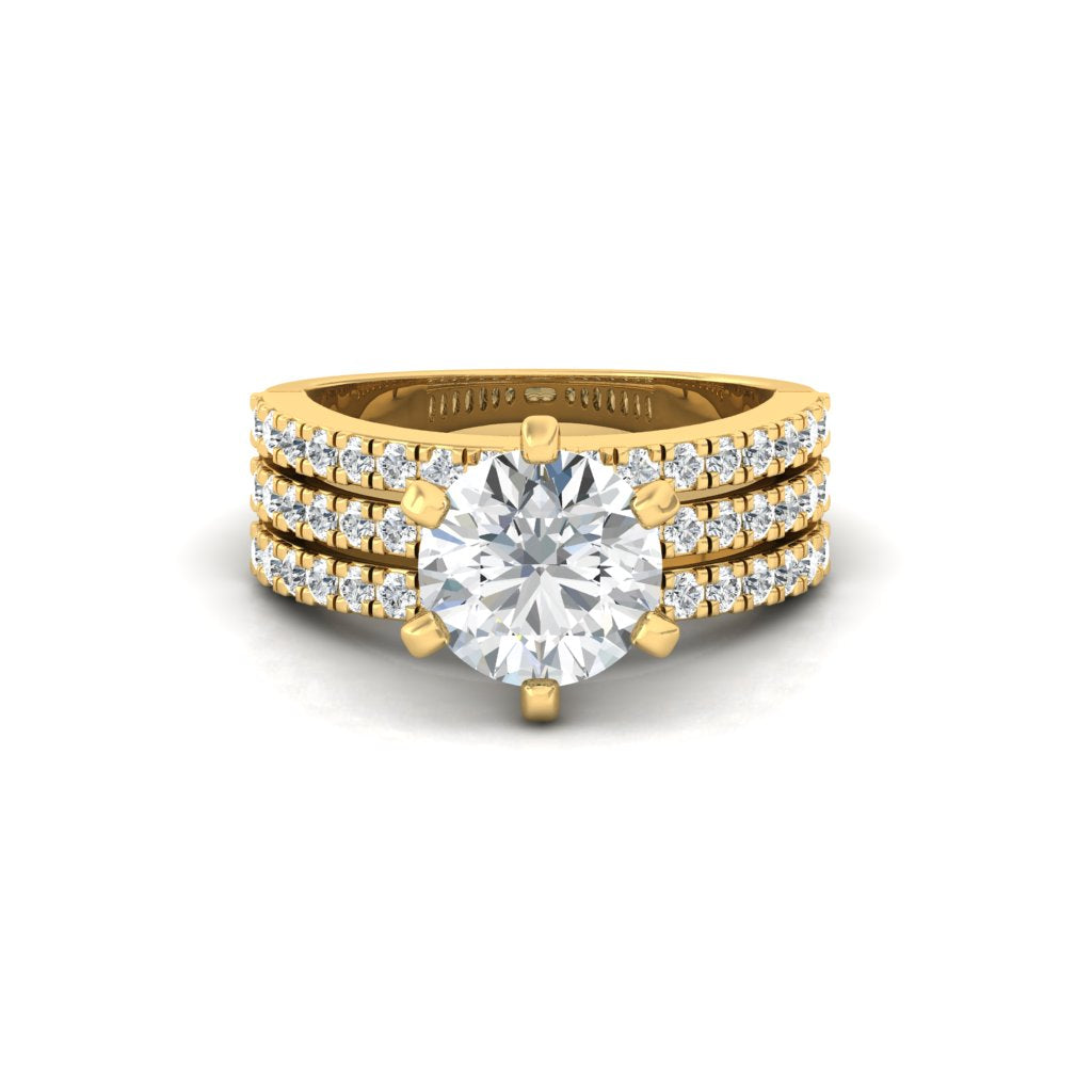 3CT Solitaire Promise Ring