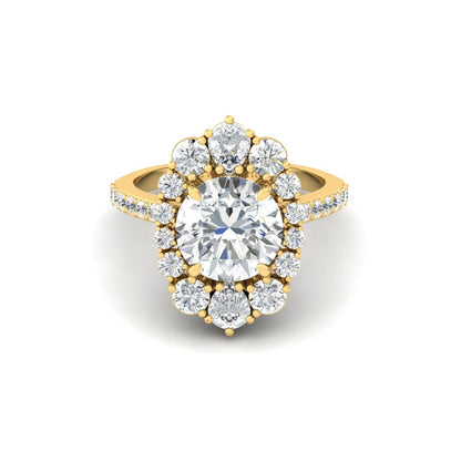 Yellow Gold ring for her by Zevar Amaze