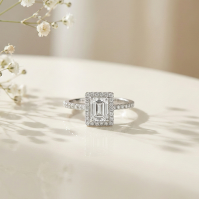 Karissa Diamond Silver Ring for Women