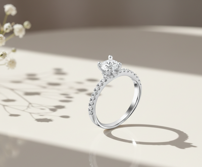 Ivanna Diamond Silver Ring for Women