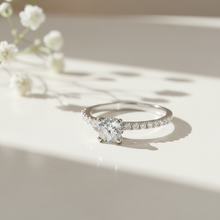 Load image into Gallery viewer, Ivanna Diamond Silver Ring for Women