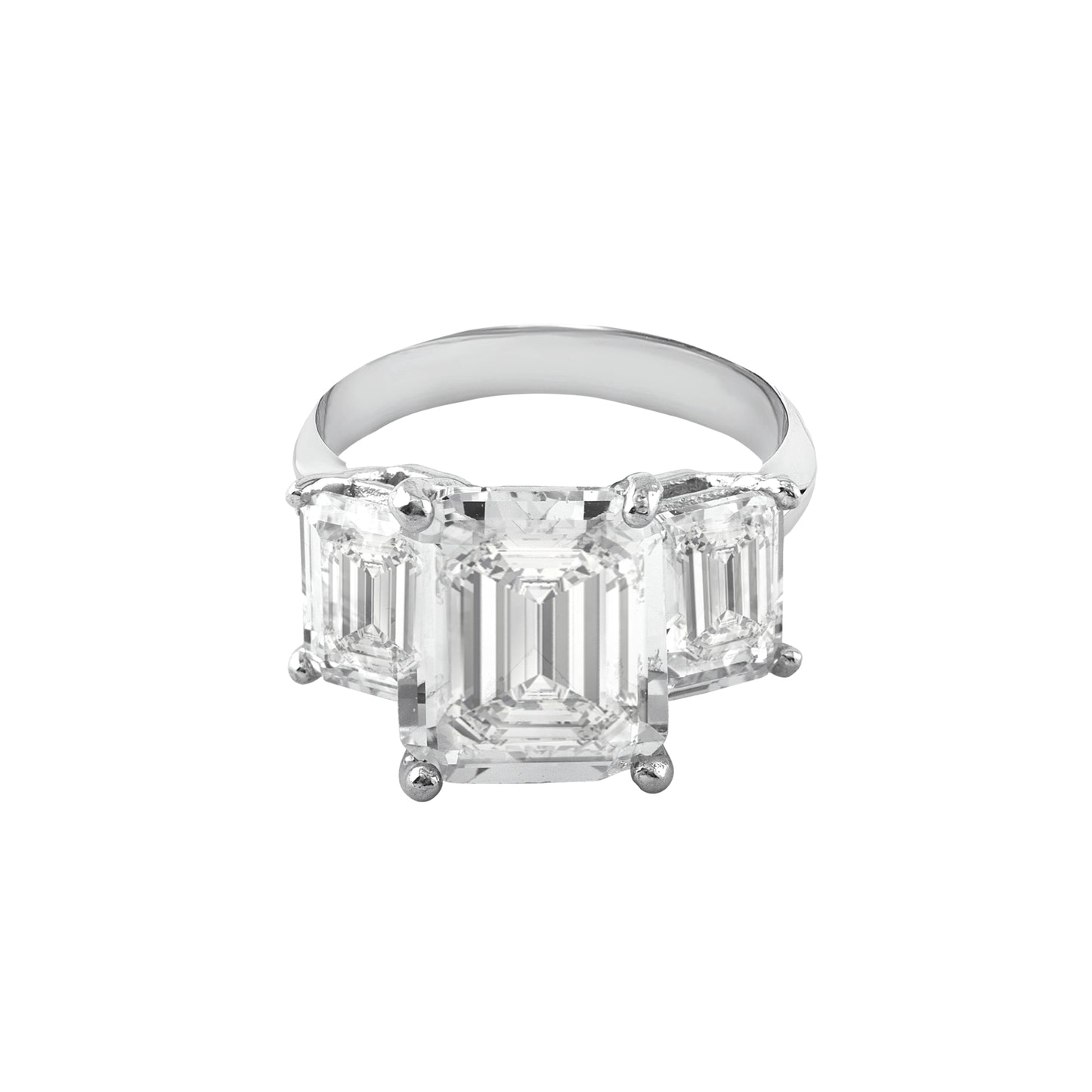 Aurora Moissanite Diamond Ring