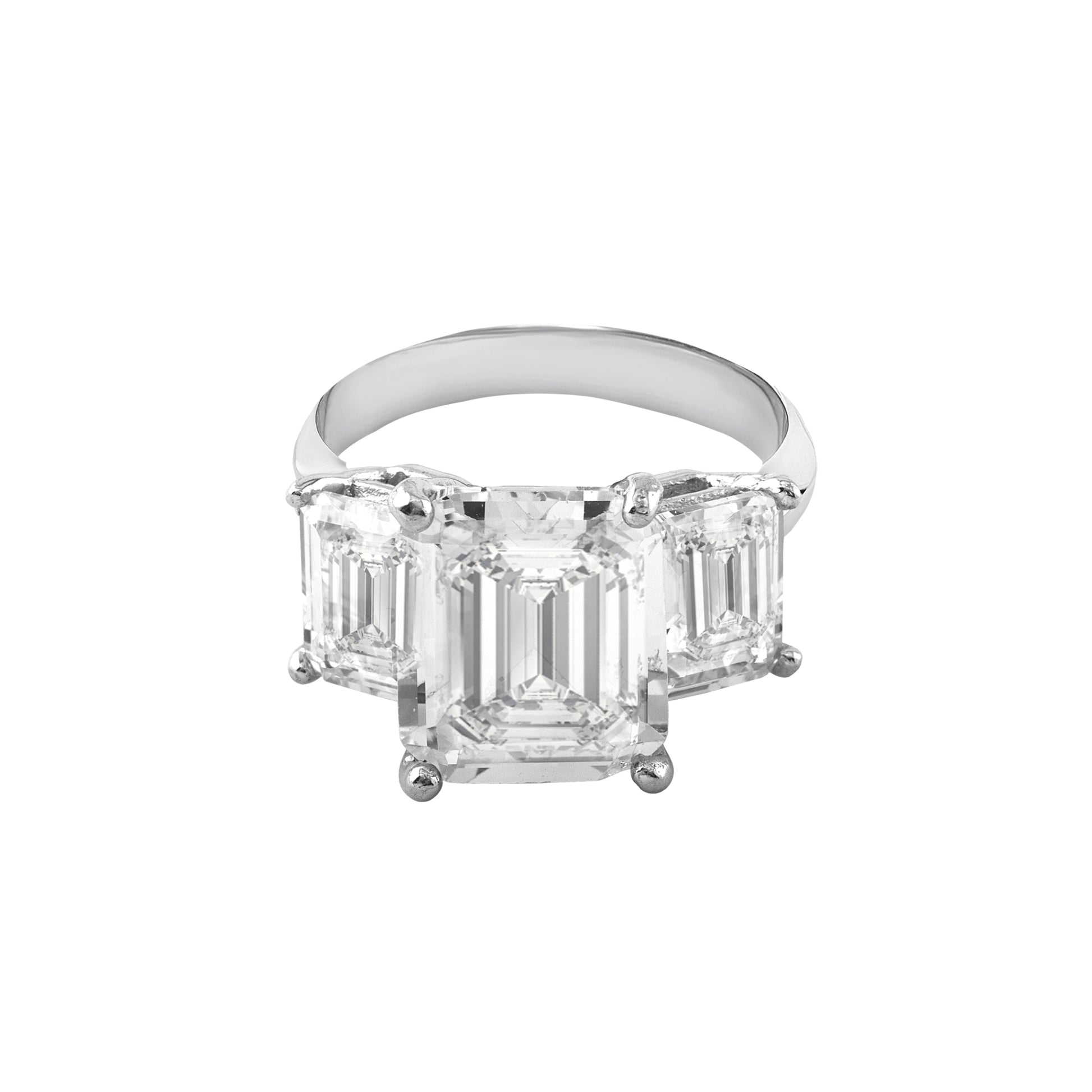 Aurora Moissanite Diamond Ring