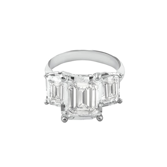 Aurora Moissanite Diamond Ring