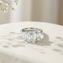 Load image into Gallery viewer, Aurora Diamond Silver Ring for Her