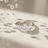Brisa Diamond Silver Ring for Her