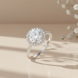 Ceres Diamond Silver Ring for Her
