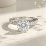 2CT Solitaire cz Ring