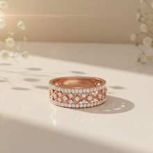 Load image into Gallery viewer, Radiant Rasam Silver Band Ring for Her