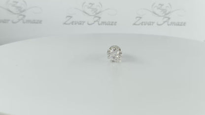 Round Crown Silver Stud for Men (1 PC ONLY)