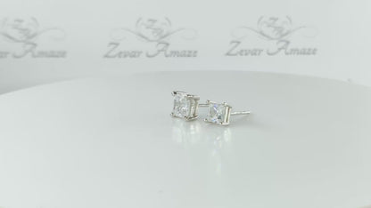 Princess Solitaire Silver Stud for Men (1 PC ONLY)