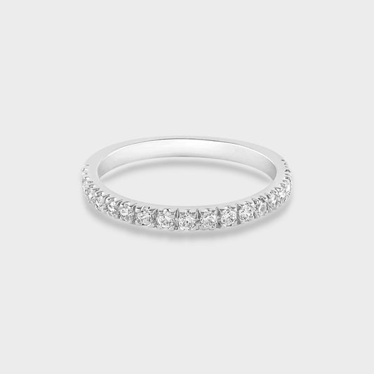Curio Diamond Silver Eternity Ring for Her