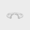 Ismena Diamond Silver Ring for Women