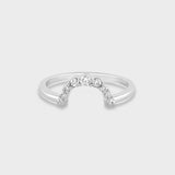 Ismena Diamond Silver Ring for Women