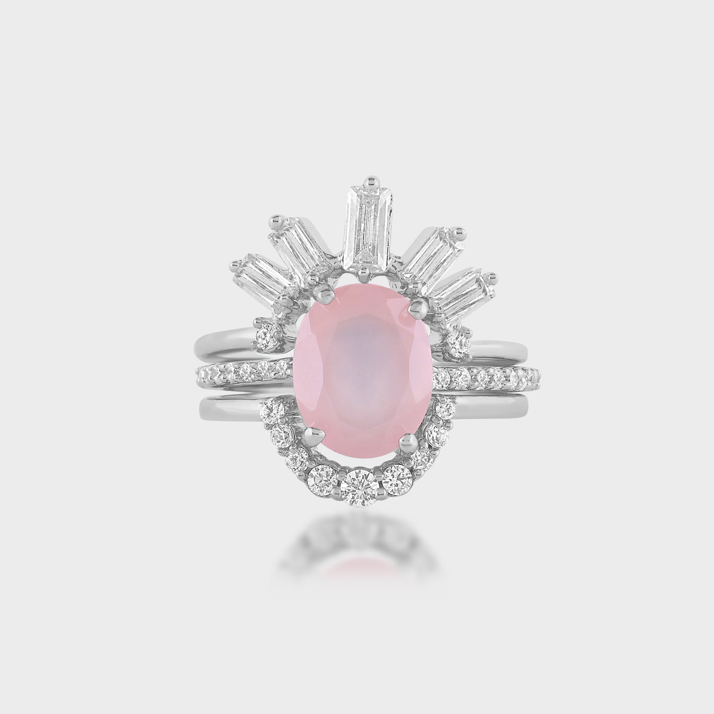 Ella Diamond Silver Ring for Women