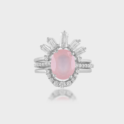 Ella Diamond Silver Ring for Women