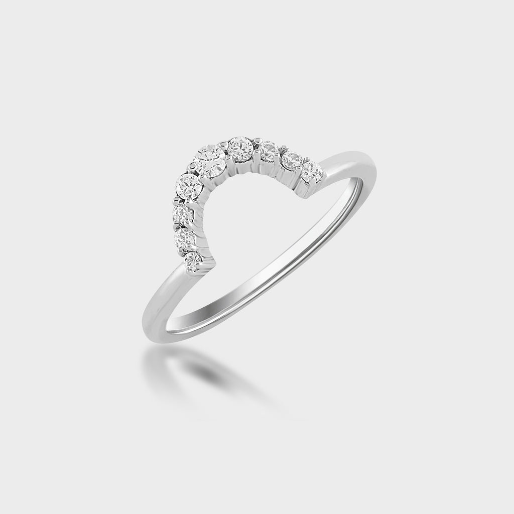 Band ring in Silver for her