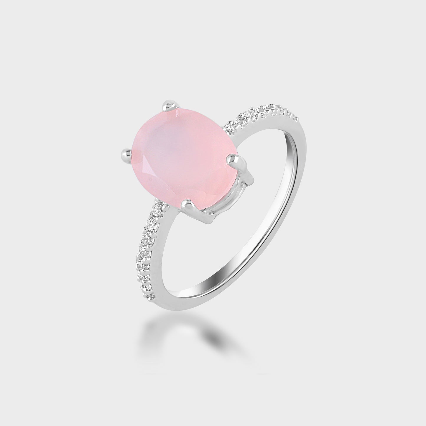Ella Diamond Silver Ring for Women- Zevar amaze