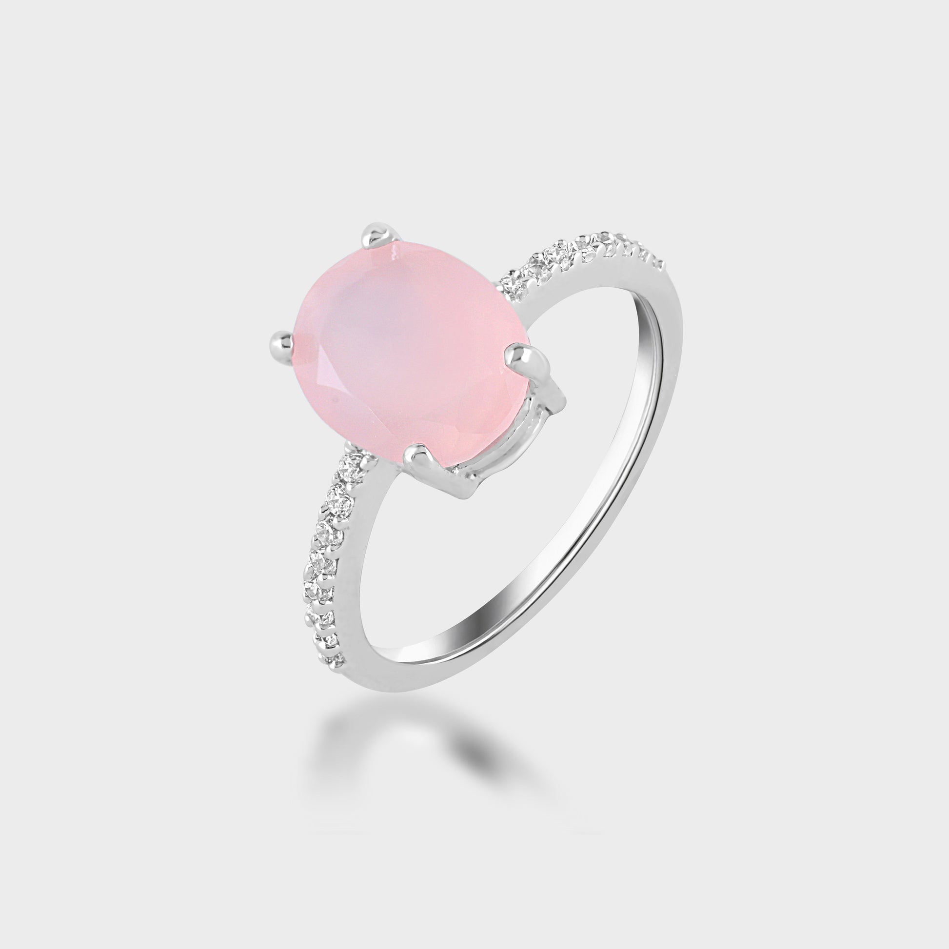 Ella Diamond Silver Ring for Women- Zevar amaze