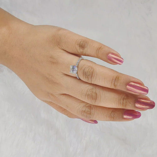 Solitaire Diamond Engagement Ring- Zevar Amaze