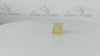 16 Square Diamond Silver Stud for Men - video for yellow variant
