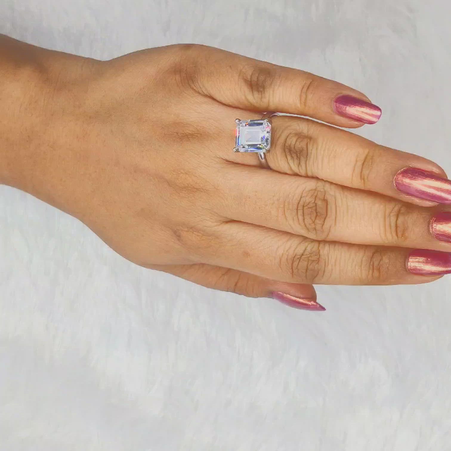Zevar Amaze Silver ring hand model video