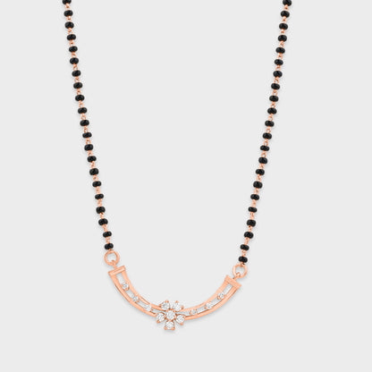 Rose Gold Floral Mangalsutra