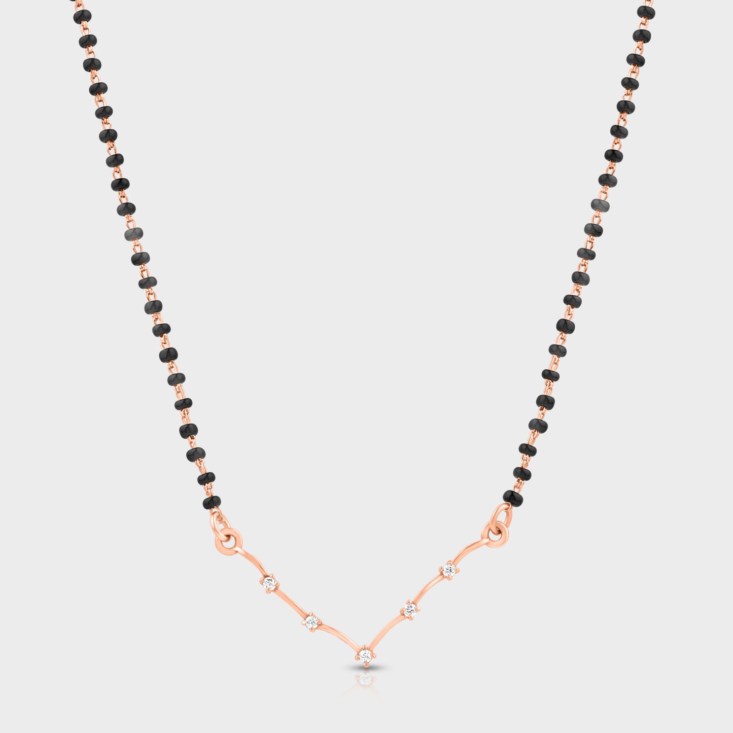 Rose gold constellation Mangalsutra