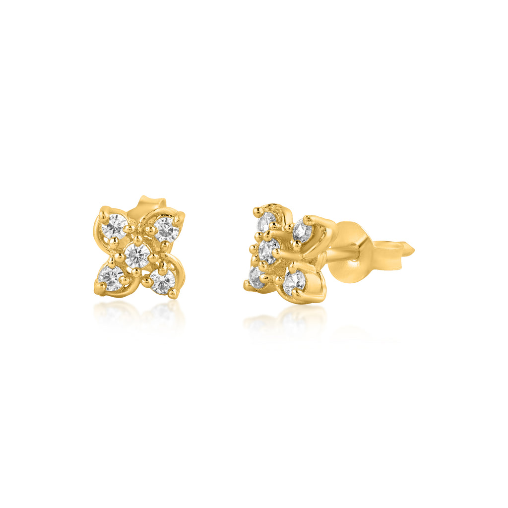 Gold Dior Earrings