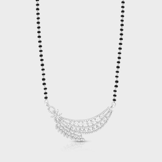 Silver Leaf Mangalsutra