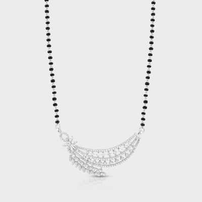 Silver Leaf Mangalsutra