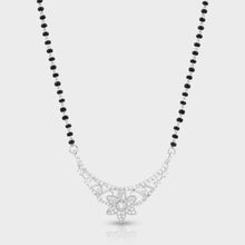 Load image into Gallery viewer, Silver Lily mangalsutra