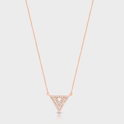 Camila rose gold pendant