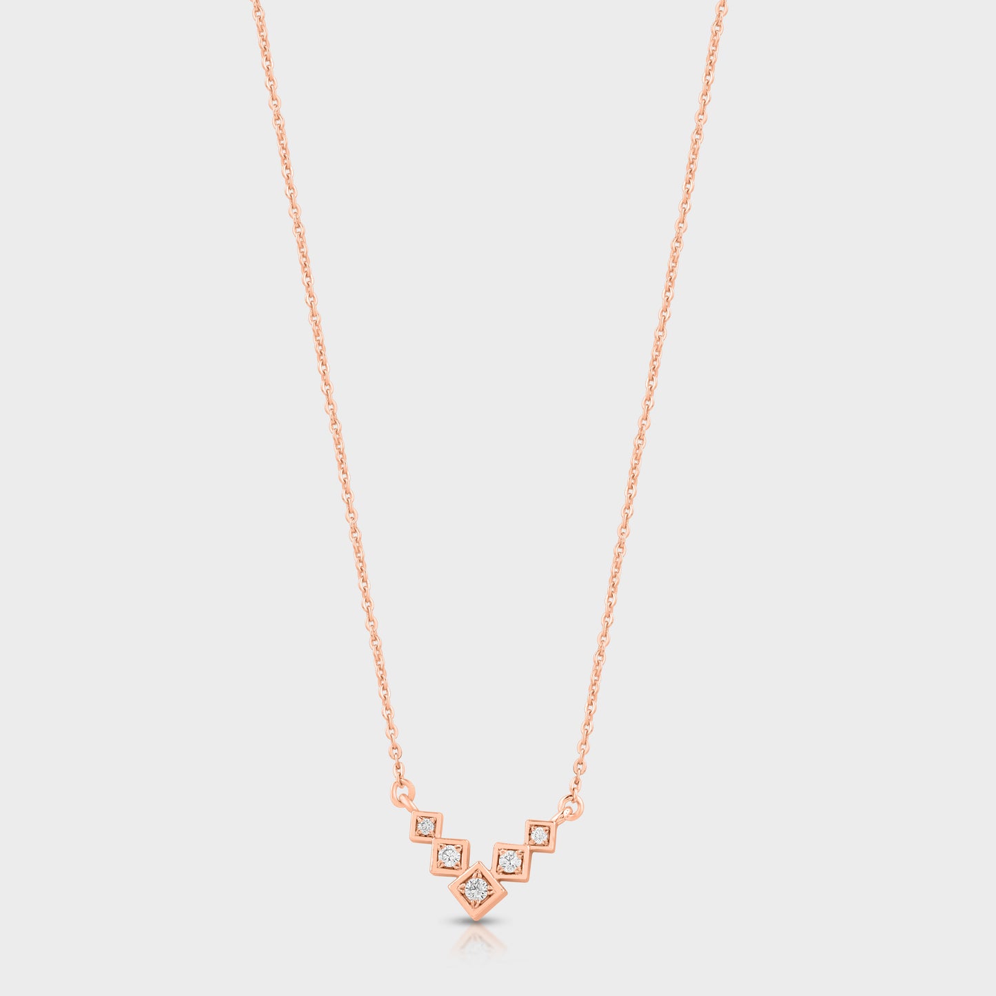 Bella Rose gold Penadant
