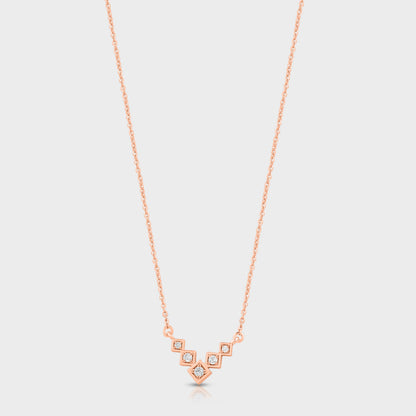 Bella Rose gold Penadant