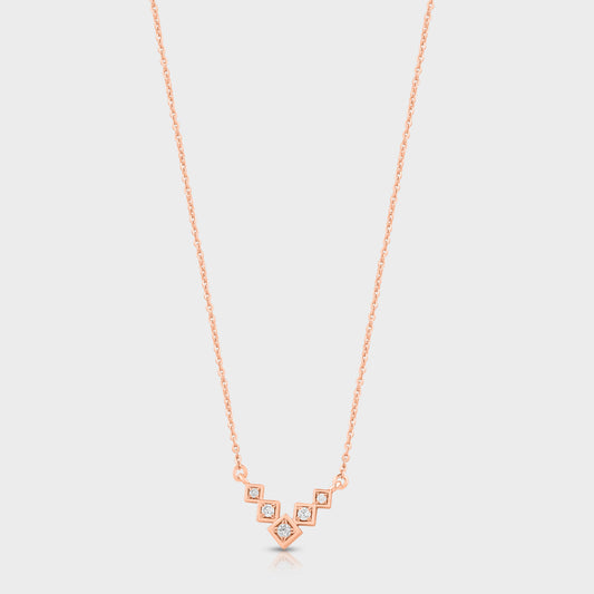 Bella Rose gold Penadant