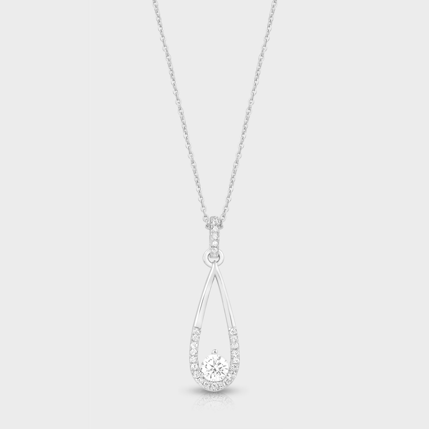 Silver Drop  Pendant