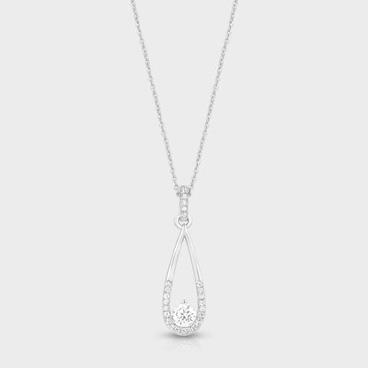 Silver Drop  Pendant