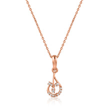 Load image into Gallery viewer, Classic Rose Gold mini drop pendant