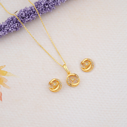 Eba Yellow Gold Pendant