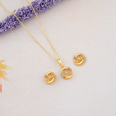 Eba Yellow Gold Pendant