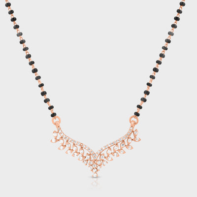 Rose gold Agni Mangalsutra