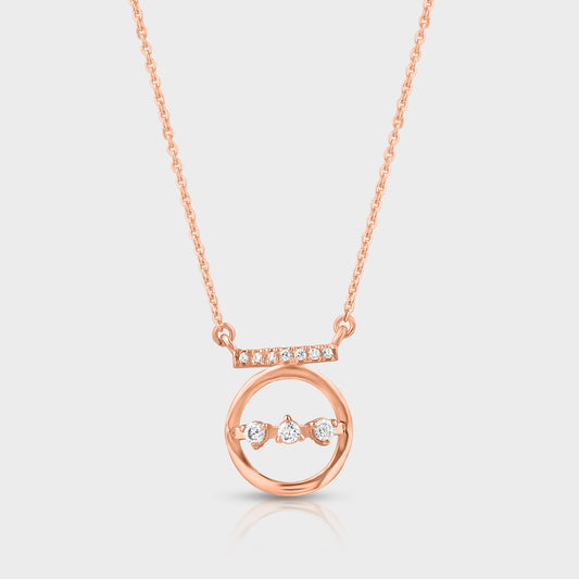 Princess Rose gold Necklace