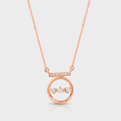 Princess Rose gold Necklace