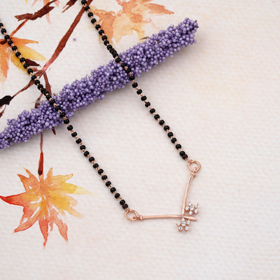 Rose Gold Div Mangalsutra
