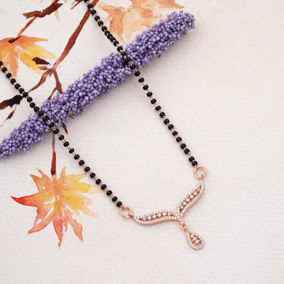 Rose Gold Jyot Mangalsutra