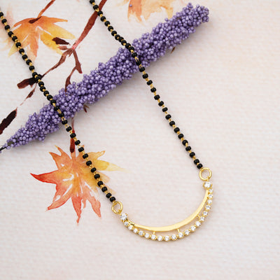 Gold Tulip Mangalsutra