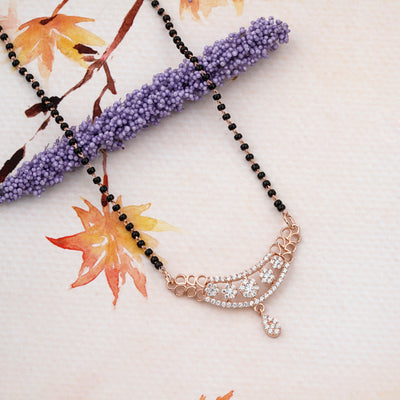 Rose Gold Diva Mangalsutra