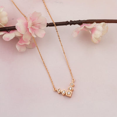 Bella Rose gold Penadant